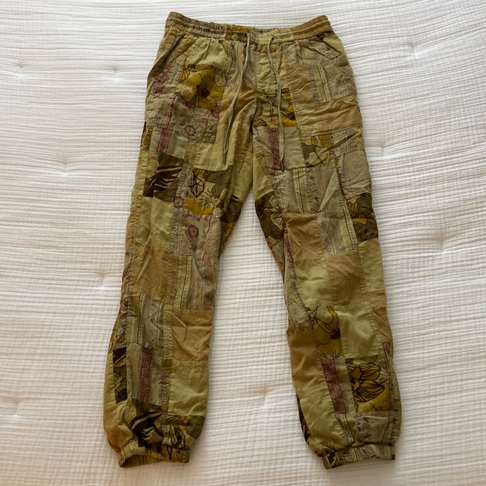 Anthropologie Patchwork Joggers - image 1